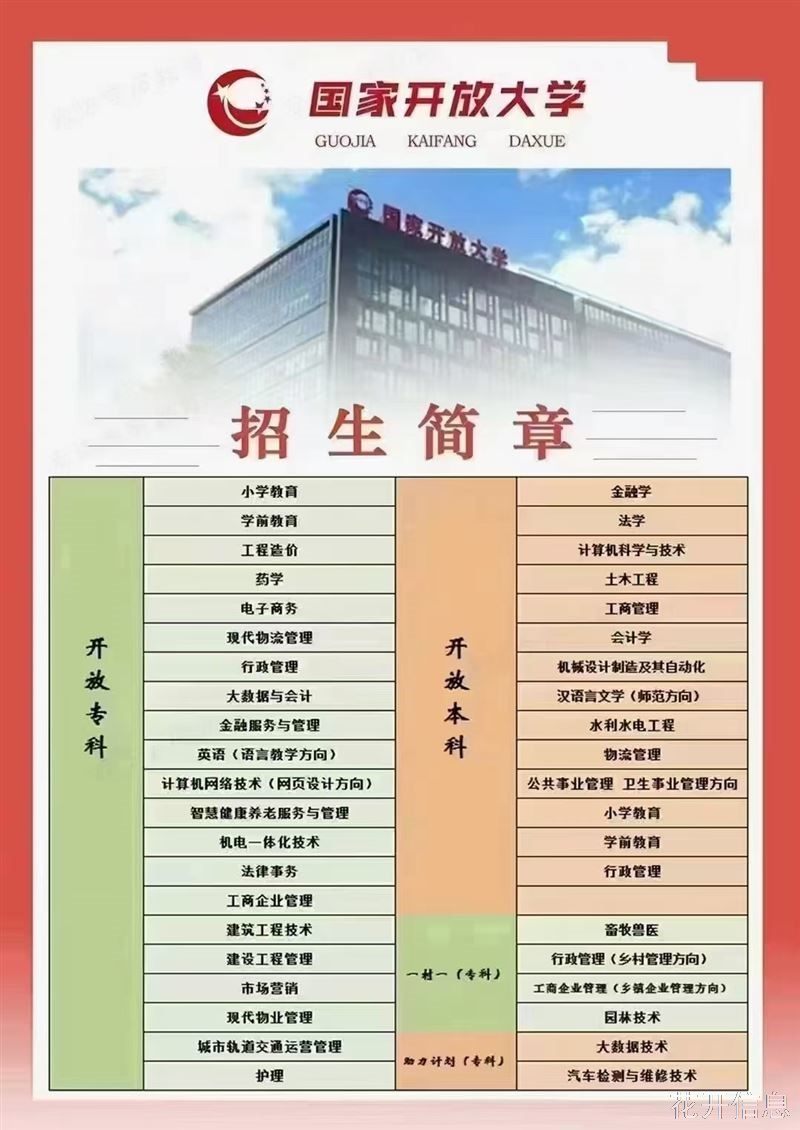 学历提升大学本科专科学历可考公考编可当兵